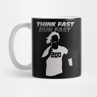 Chad Powers Think Fast Run Fast Mug